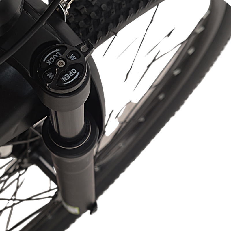 GIN X 250W: Electric Hybrid Bike Crossbar Black- Sleek Display