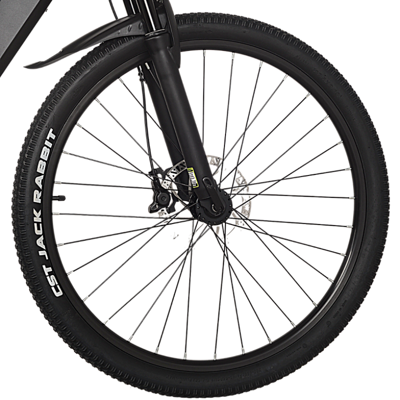 GIN X 250W: Electric Hybrid Bike Crossbar Black- Sleek Display GREEN DEAL