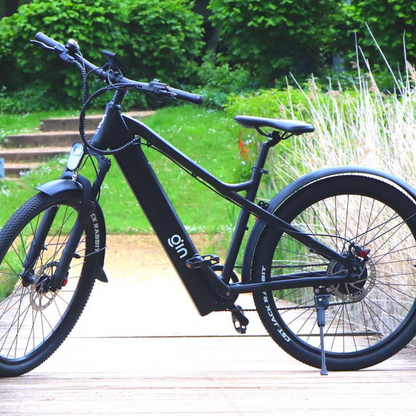 GIN X 500W: Electric Hybrid Bike Crossbar Turquoise