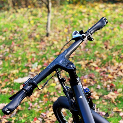 GIN X 500W: Electric Hybrid Bike Crossbar Black- Sleek Display