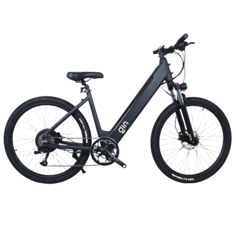 GIN X 250W: Electric Hybrid Bike Step Through Black