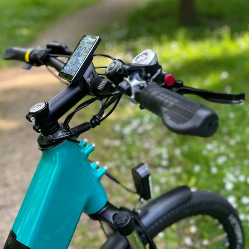 GIN X 250W: Electric Hybrid Bike Step Through Turquoise