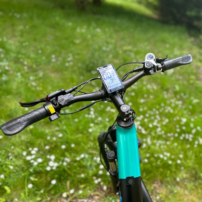 GIN X 250W: Electric Hybrid Bike Step Through Turquoise
