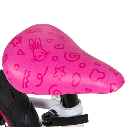 Girls’ 10-Inch Gloss White Balance Bike | Kids’ First Bike Ages 3–5