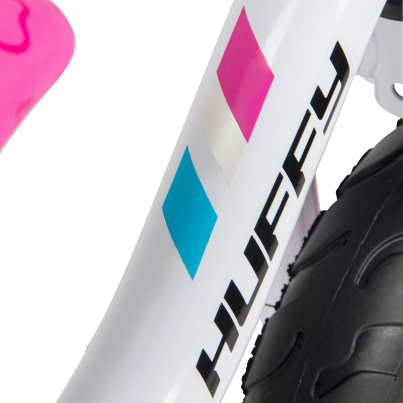 Girls’ 10-Inch Gloss White Balance Bike | Kids’ First Bike Ages 3–5