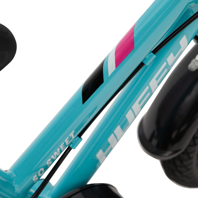 Girls’ 12-Inch Blue Bike | Removable Stabilisers & Safe First Ride
