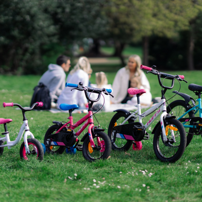 Girls’ 12-Inch Blue Bike | Removable Stabilisers & Safe First Ride