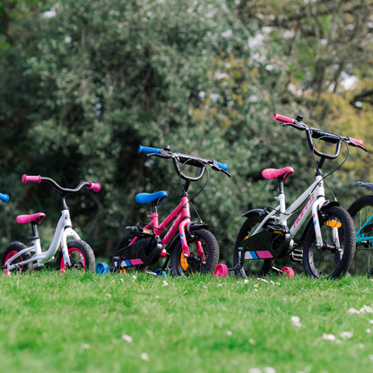 Girls’ 12-Inch Blue Bike | Removable Stabilisers & Safe First Ride