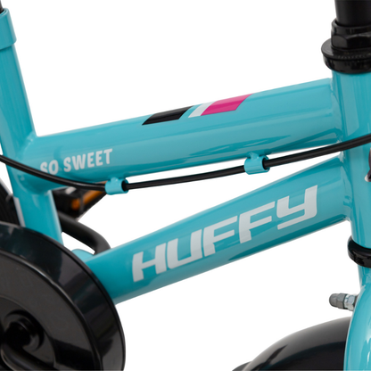 Girls’ 12-Inch Blue Bike | Removable Stabilisers & Safe First Ride