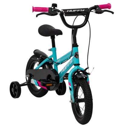 Girls’ 12-Inch Blue Bike | Removable Stabilisers & Safe First Ride