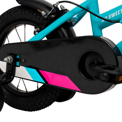 Girls’ 12-Inch Blue Bike | Removable Stabilisers & Safe First Ride