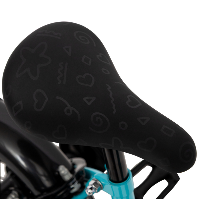 Girls’ 12-Inch Blue Bike | Removable Stabilisers & Safe First Ride