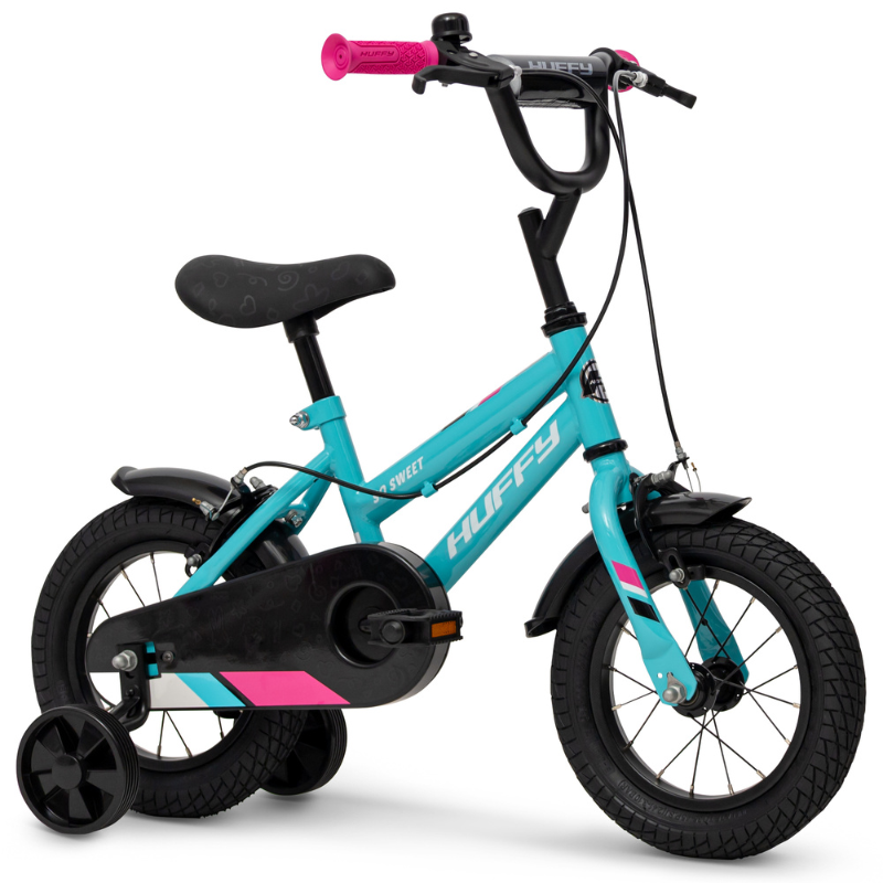 Girls’ 12-Inch Blue Bike | Removable Stabilisers & Safe First Ride