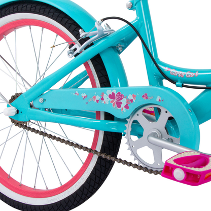Girly Girl 20" Blue Kids’ Cruiser Bike for Ages 5-9 – Stylish, Simple & Fun Rides