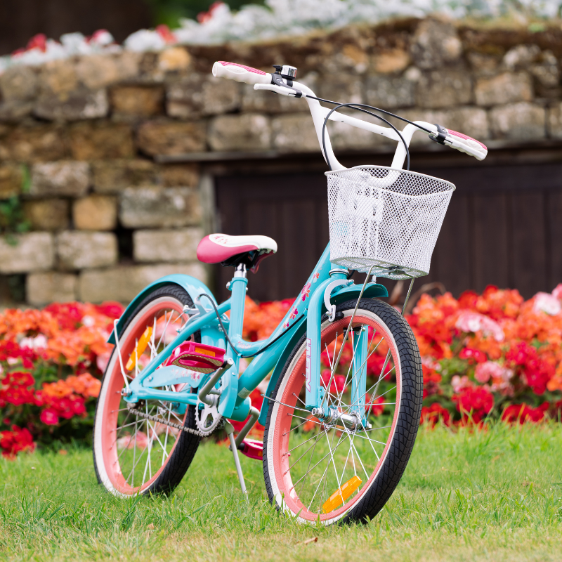 Girly Girl 20" Blue Kids’ Cruiser Bike for Ages 5-9 – Stylish, Simple & Fun Rides
