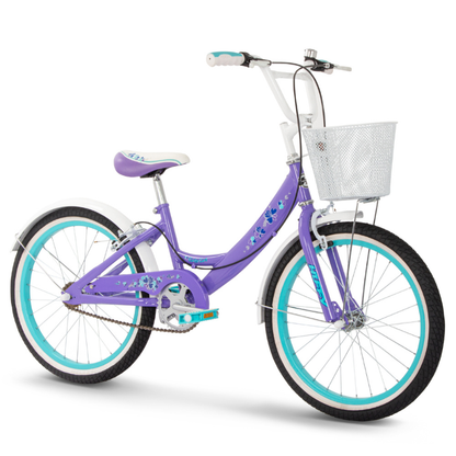 Girly Girl 20" Purple Kids’ Bike for Ages 6–10 – Cute, Comfy & Easy to Ride