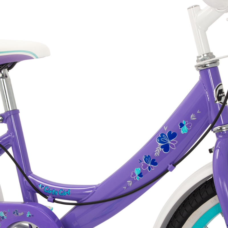 Girly Girl 20" Purple Kids’ Bike for Ages 6–10 – Cute, Comfy & Easy to Ride
