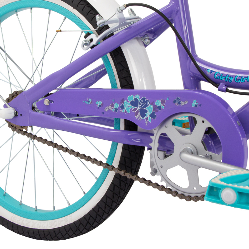 Girly Girl 20" Purple Kids’ Bike for Ages 6–10 – Cute, Comfy & Easy to Ride
