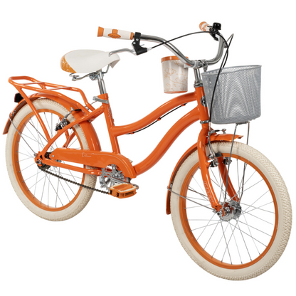 HUFFY Deluxe 20" Kid's Cruiser Bike 6-9 years Orange