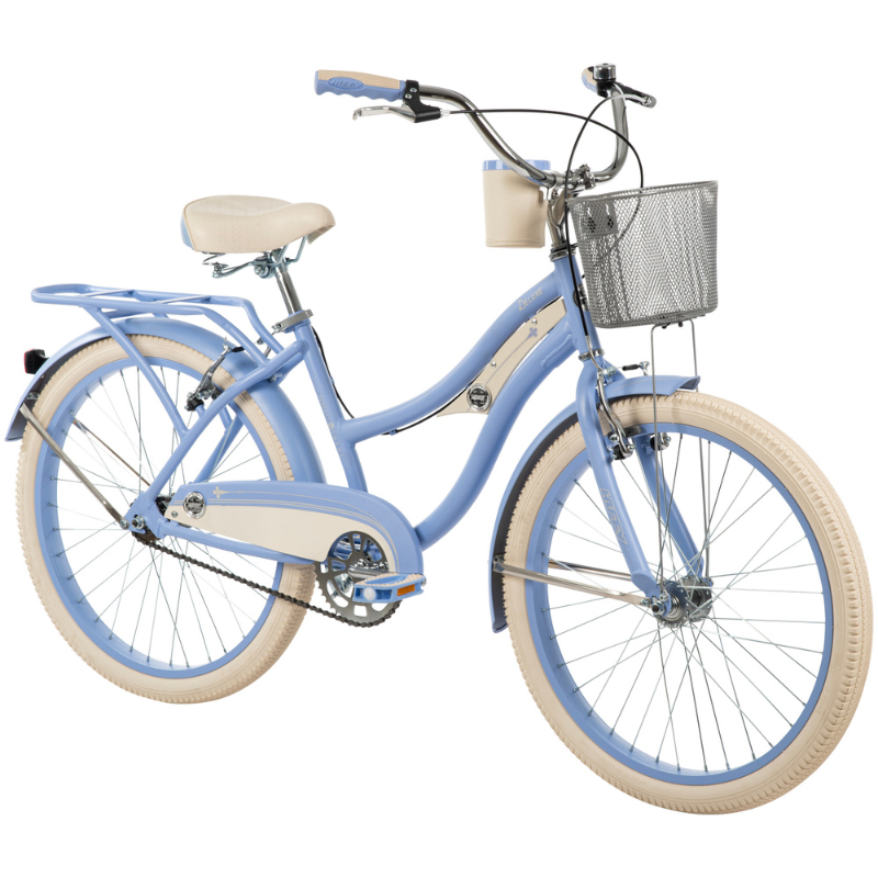 HUFFY Deluxe 24" Cruiser Bike 8-11 years Periwinkle Blue