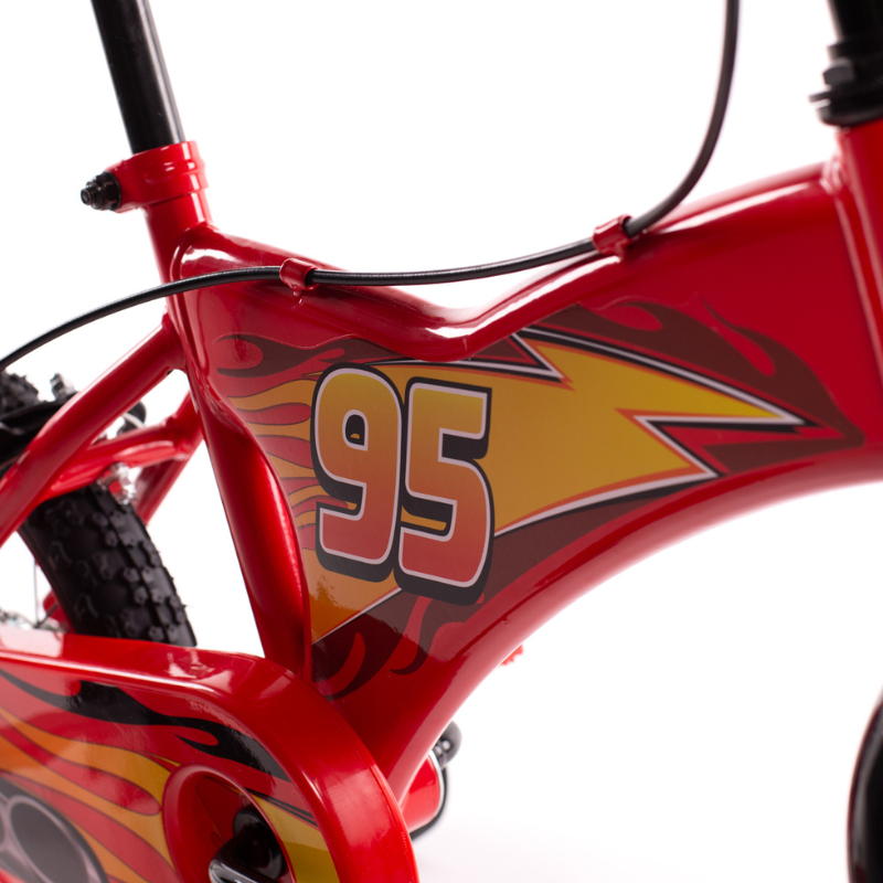 HUFFY Disney Cars 14" Kids Bike 4-6 years Red + Stabilisers