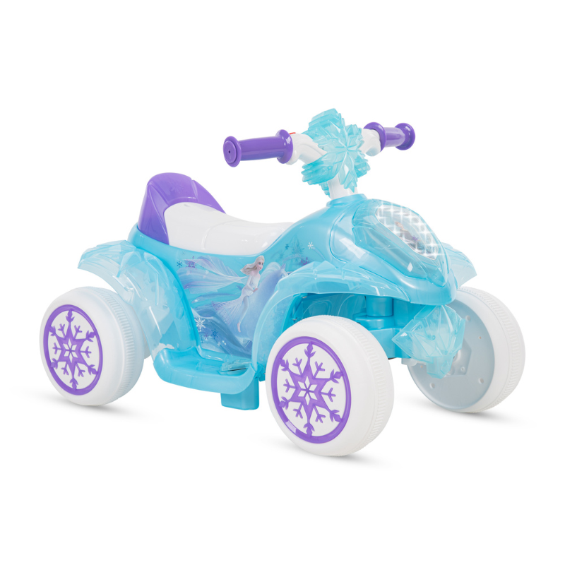 HUFFY Disney Frozen 6V Battery-Powered Ride-On Bubble Quad 1.5-3 yrs Blue