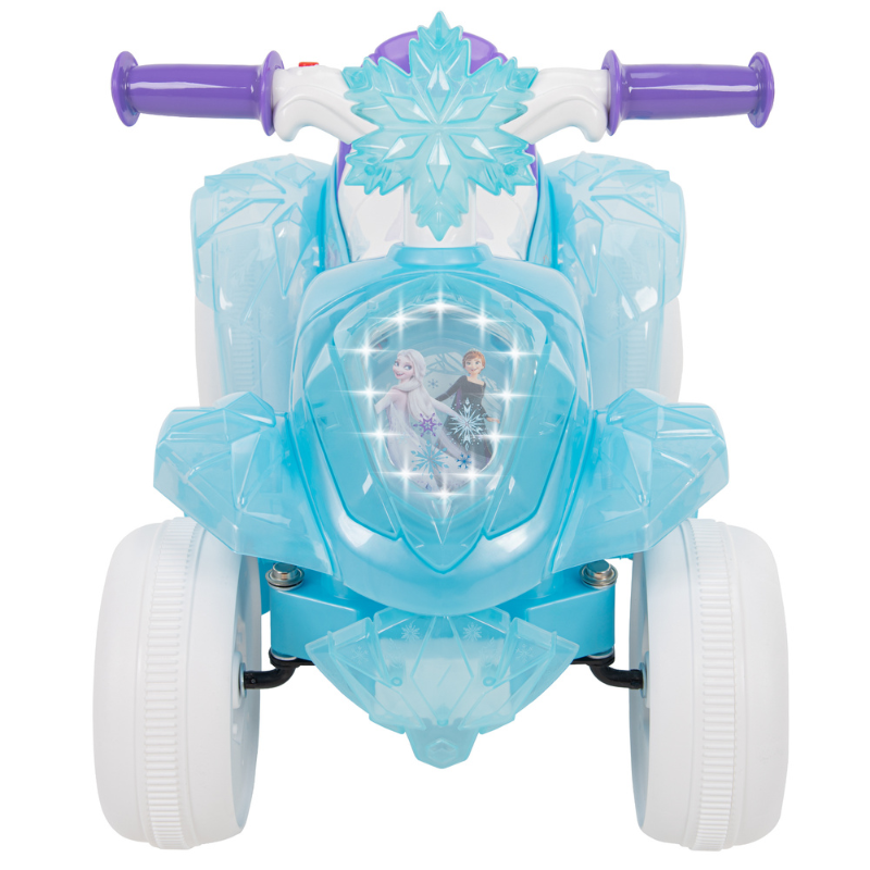 HUFFY Disney Frozen 6V Battery-Powered Ride-On Bubble Quad 1.5-3 yrs Blue