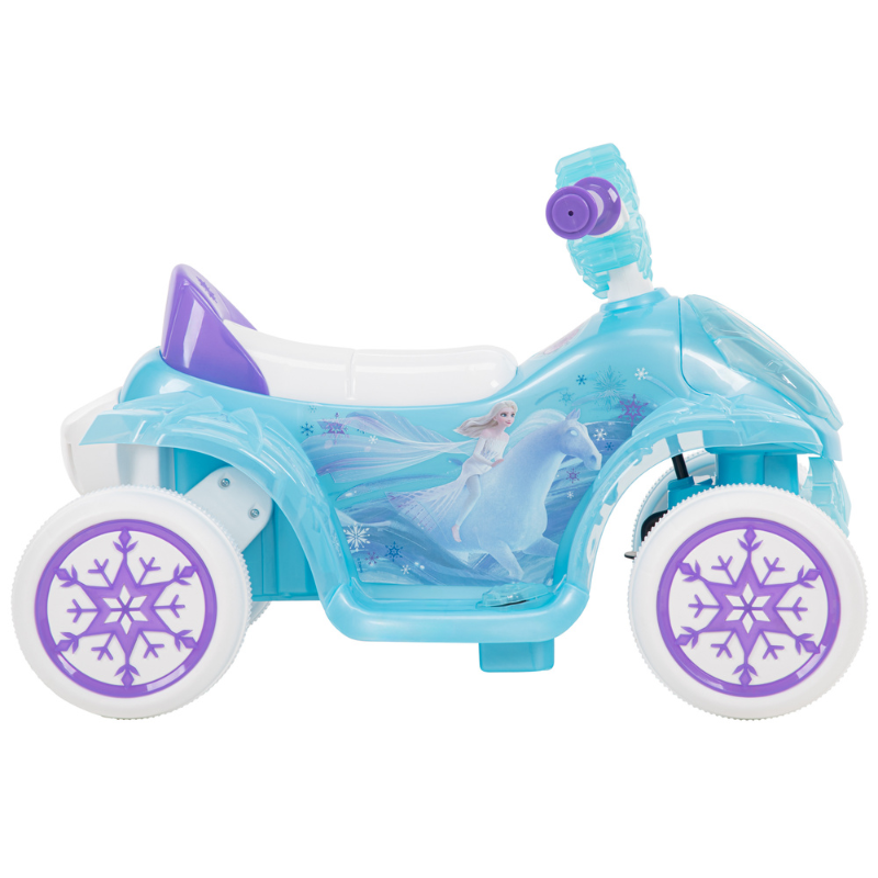 HUFFY Disney Frozen 6V Battery-Powered Ride-On Bubble Quad 1.5-3 yrs Blue