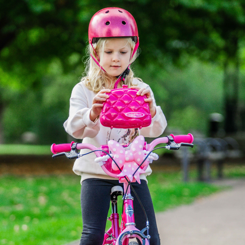 HUFFY Disney Minnie Mouse 16" Bike Pink 5-7 yrs + Stabilisers