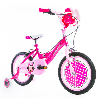 HUFFY Disney Minnie Mouse 16" Bike Pink 5-7 yrs + Stabilisers