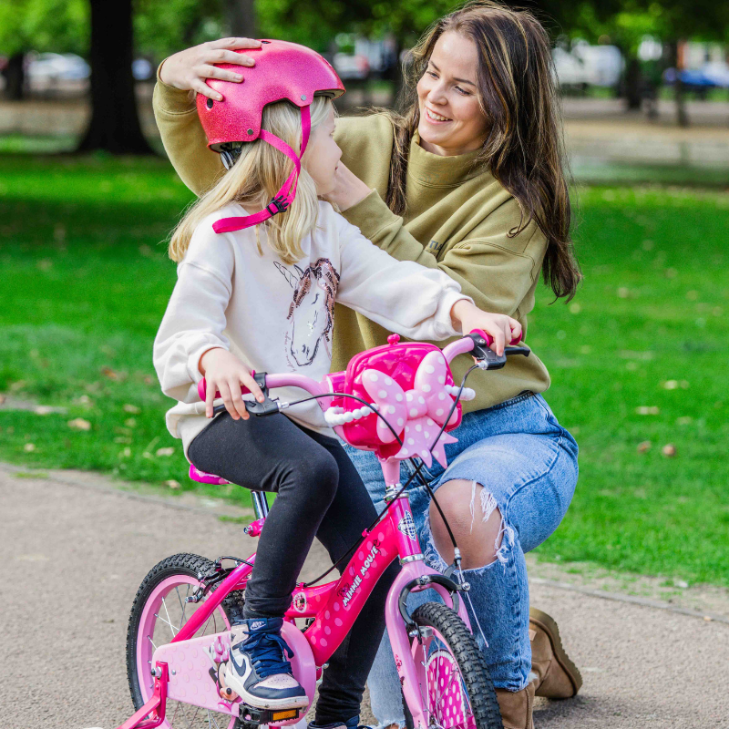 HUFFY Disney Minnie Mouse 16" Bike Pink 5-7 yrs + Stabilisers