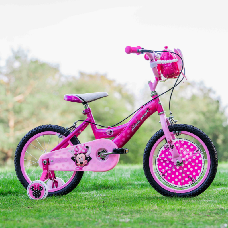 HUFFY Disney Minnie Mouse 16" Bike Pink 5-7 yrs + Stabilisers