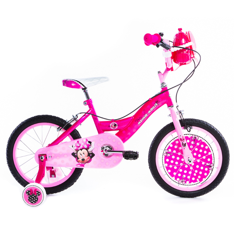 HUFFY Disney Minnie Mouse 16" Bike Pink 5-7 yrs + Stabilisers