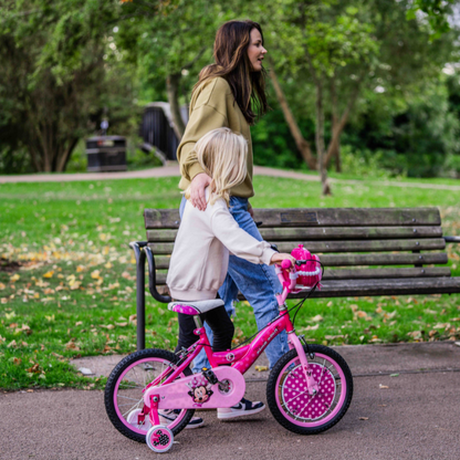 HUFFY Disney Minnie Mouse 16" Bike Pink 5-7 yrs + Stabilisers