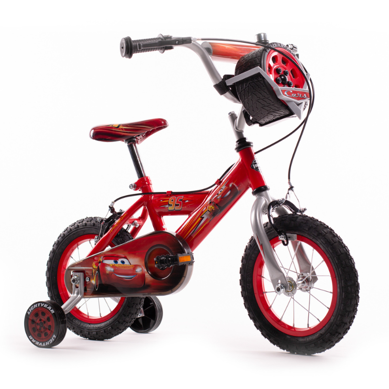 HUFFY Disney Pixar Cars 12" Kids Bike 3-5 yrs + Stabilisers