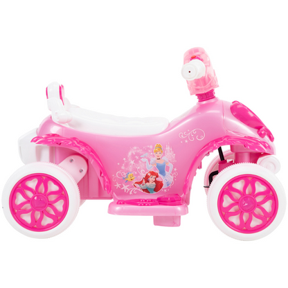 HUFFY Disney Princess 6V Battery-Powered Ride-On Bubble Quad 1.5-3 yrs Pink