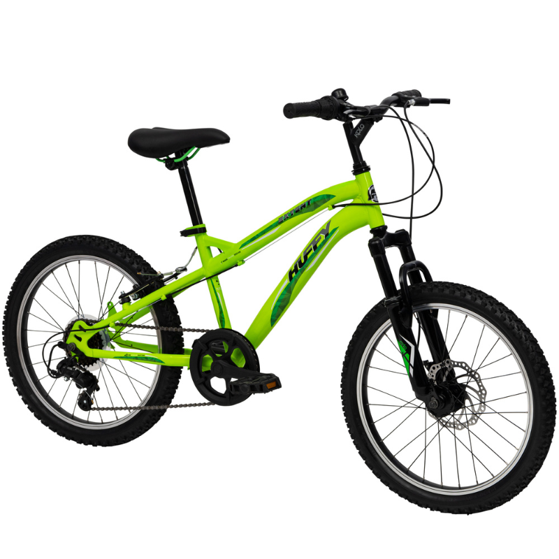 HUFFY Extent Kids Mountain Bike 20" Wheel, 6-9 Years- Antifreeze Green