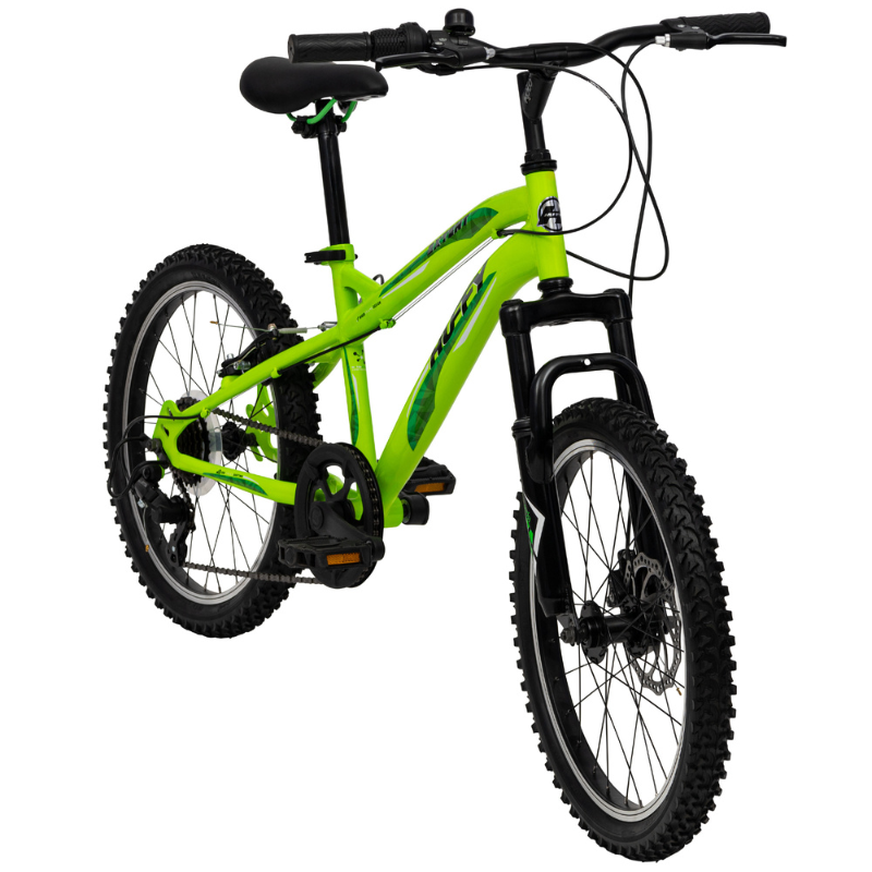 HUFFY Extent Kids Mountain Bike 20" Wheel, 6-9 Years- Antifreeze Green