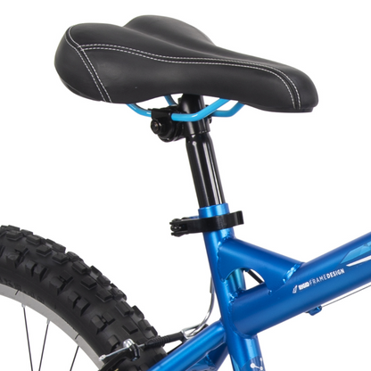 HUFFY Extent Kids Mountain Bike 24" Wheel, 8-11 Years, 18 Speed - Cobalt Blue