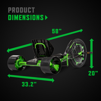 HUFFY Green Machine 20-inch Drift Trike 8+ years