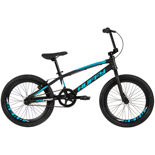 HUFFY HX Pro Racer 20" BMX- Alloy - Black/Blue Logo