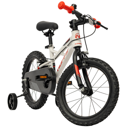 HUFFY Korros 16" Mountain Bike - Matte Cloud Grey 5-7 years
