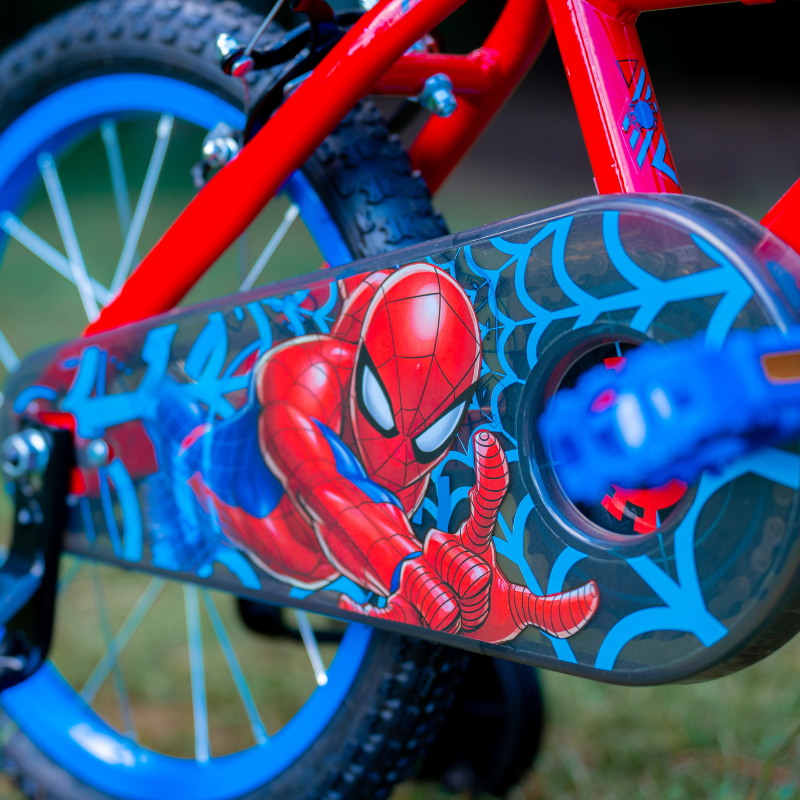 HUFFY Marvel Spider-Man 16" Bike 5-7 years Red + Stabilisers