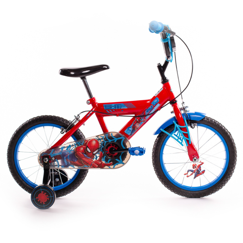 HUFFY Marvel Spider-Man 16" Bike 5-7 years Red + Stabilisers