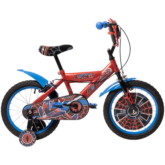 HUFFY Marvel Spider-Man 16" Bike 5-7 years Red + Stabilisers