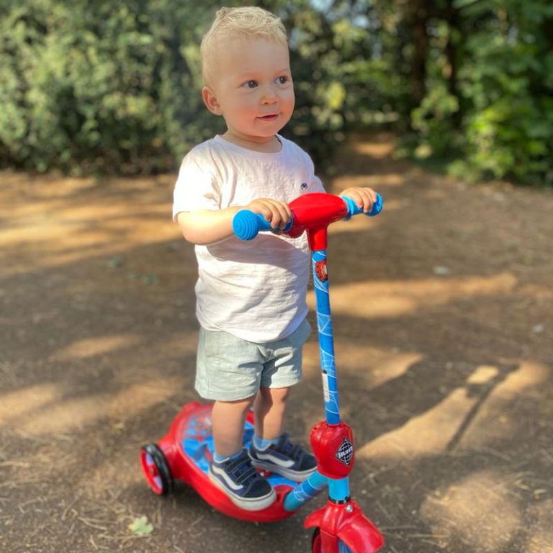 HUFFY Marvel Spider-Man Bubble Electric Scooter 3-5 Years