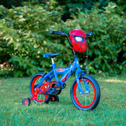 HUFFY Marvel Spiderman 14" Bike 4 -6 Years + Stabilisers