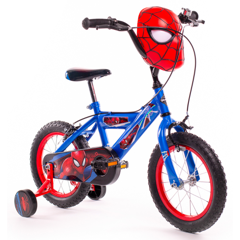 HUFFY Marvel Spiderman 14" Bike 4 -6 Years + Stabilisers