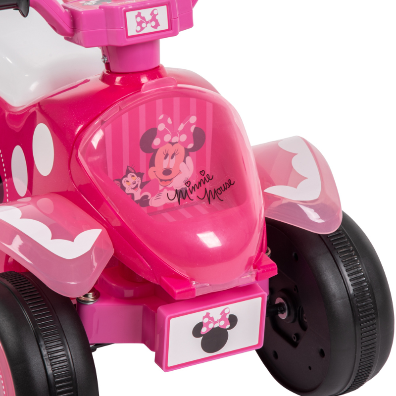 HUFFY Minnie 6V Battery-Powered Ride-On Bubble Quad 1.5-3 yrs Pink