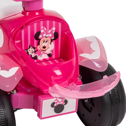 HUFFY Minnie 6V Battery-Powered Ride-On Bubble Quad 1.5-3 yrs Pink